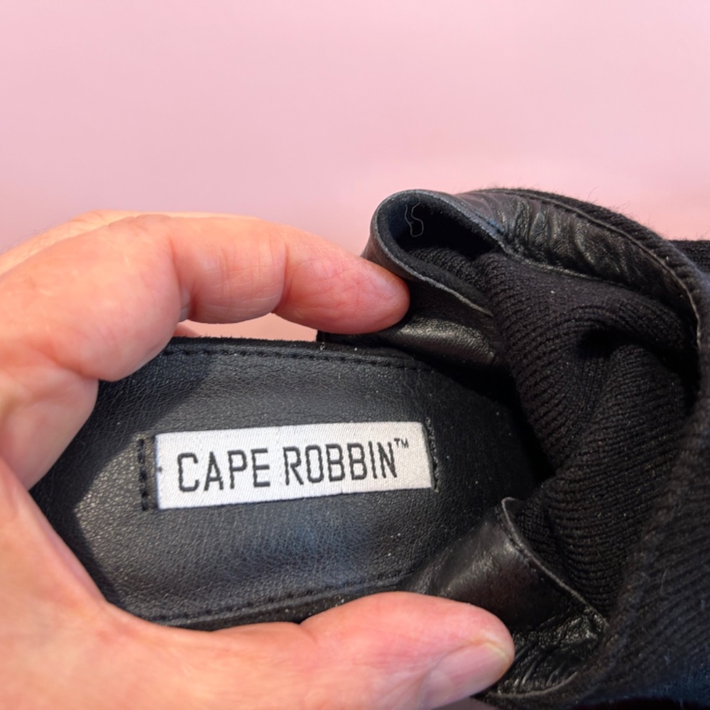 Cape Robbin Block Heel Open Toe Shoes Size 6.5 - image 5